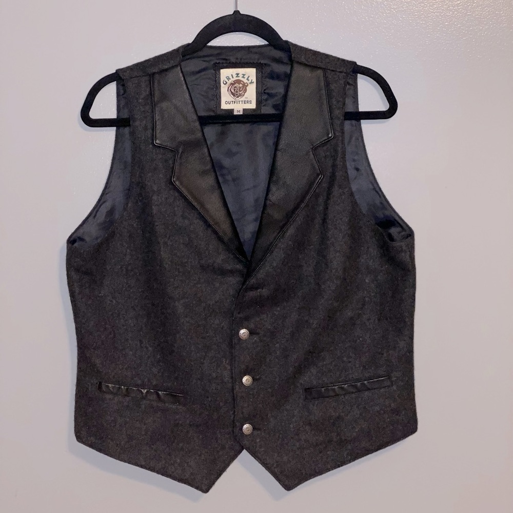 Vintage Wool Vest-Grizzley Outfitters